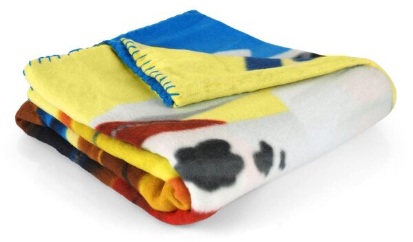 Jerry Fabrics Fleecová deka s motívom Tlapková patrola - Modrá | 100 x 150 cm