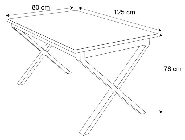FLOYD JEDÁLENSKÝ STÔL DUB STIRLING 125 cm