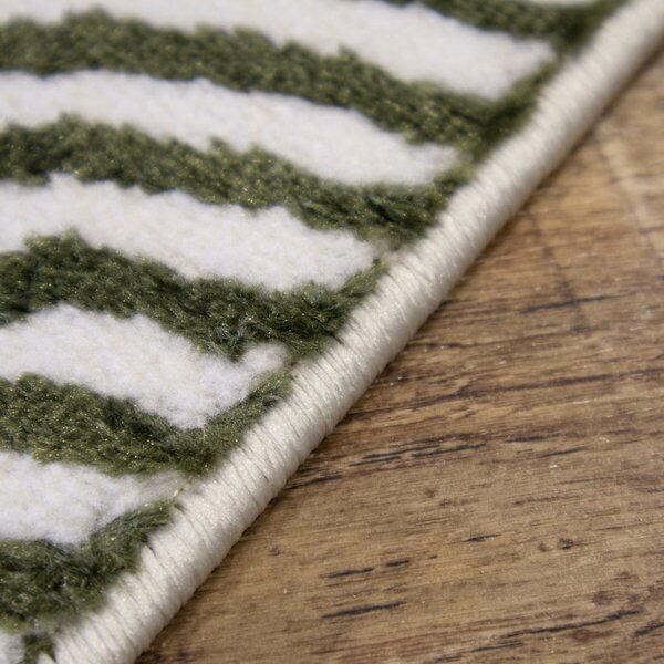 Angel Carpet, Kusový koberec Zafiro 25 Green, 60x110, zelená, kancelária