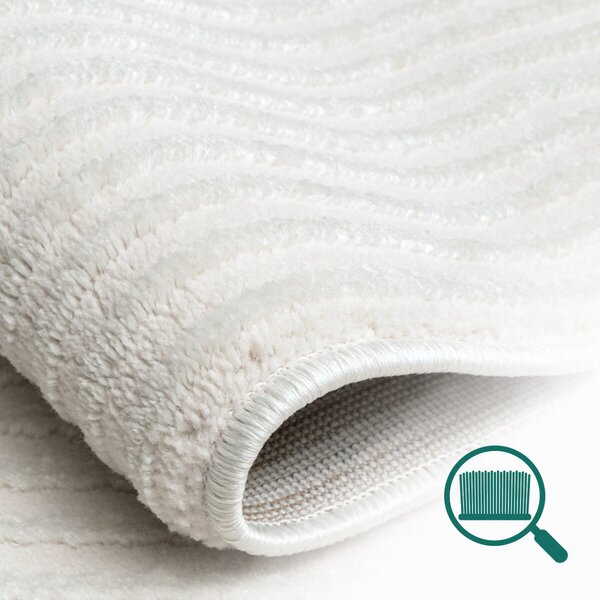 Angel Carpet, Kusový koberec Zafiro 19 Beige, 60x110, béžová, kancelária
