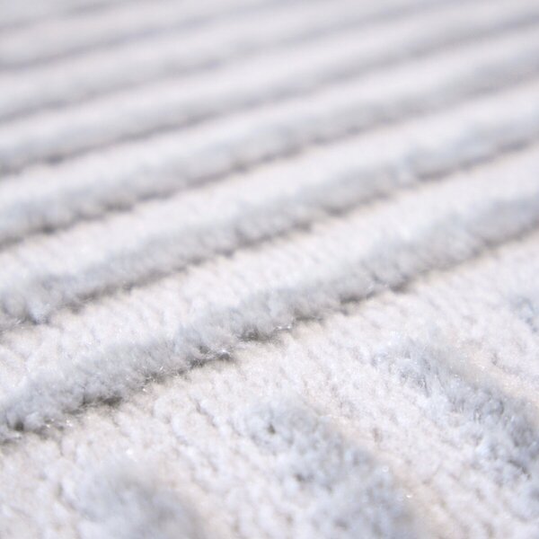Angel Carpet, Kusový koberec Zafiro 19 Grey, 60x110, šedá, kancelária