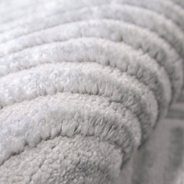 Angel Carpet, Kusový koberec Zafiro 19 Grey, 60x110, šedá, kancelária