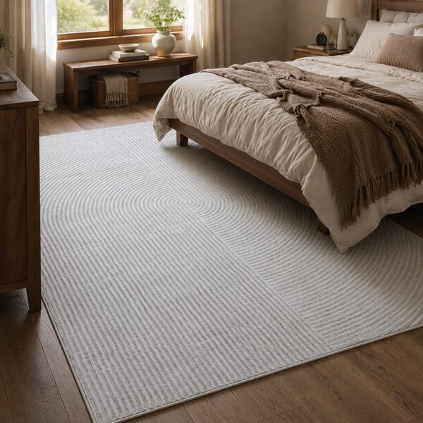Angel Carpet, Kusový koberec Zafiro 19 Grey, 60x110, šedá, kancelária