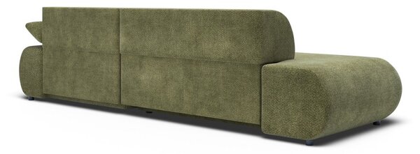 Rozkladacia rohová sedačka s úložným priestorom SURREY 1 - khaki, pravý roh