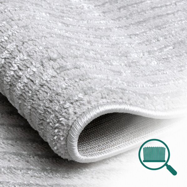 Angel Carpet, Kusový koberec Zafiro 19 Grey, 60x110, šedá, kancelária