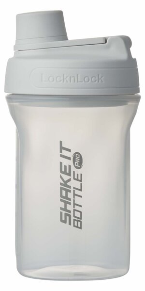 Fľaša na pitie shaker LOCK SHAKE IT 650ml biela