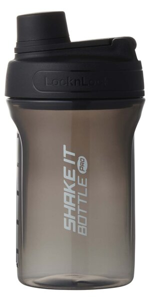 Fľaša na pitie shaker LOCK SHAKE IT 650ml čierna
