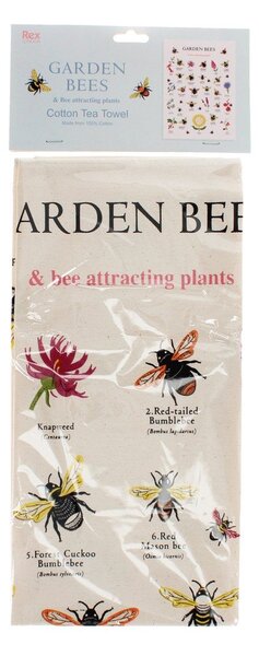 Bavlnená utierka 50x70 cm Garden Bees – Rex London