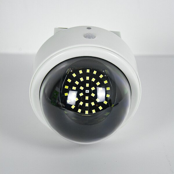 Bezdoteku LEDsolar 39 nástenná lampa atrapa kamery so sensorom, 39 LED so senzorom, bezdrôtové, iPRO, 1,5 W, studená farba