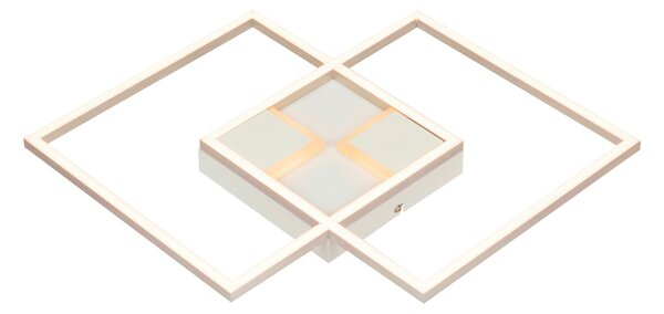 STROPNÉ LED SVIETIDLO, 42/42/4,5 cm Boxxx - Interiérové svietidlá