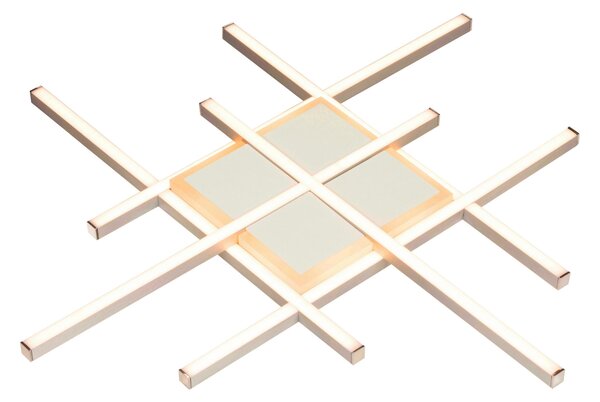 STROPNÉ LED SVIETIDLO, 53,5/53,5/4,5 cm Boxxx - Interiérové svietidlá