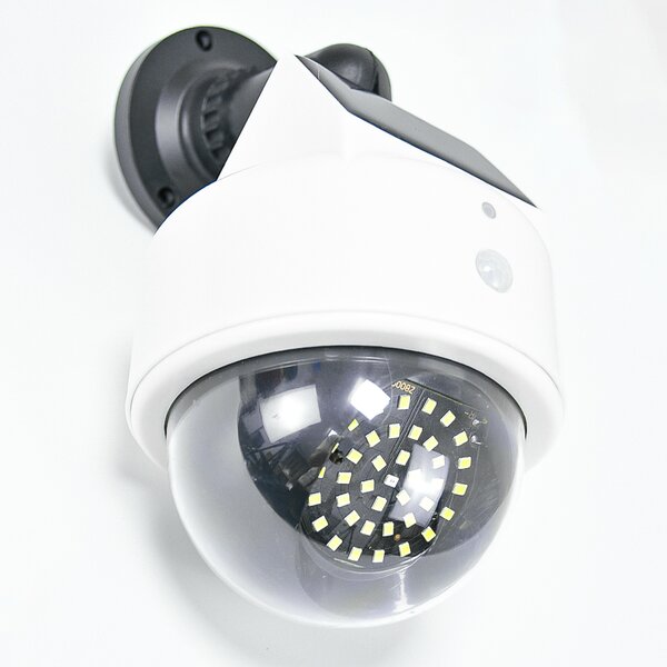 Bezdoteku LEDsolar 39 nástenná lampa atrapa kamery so sensorom, 39 LED so senzorom, bezdrôtové, iPRO, 1,5 W, studená farba