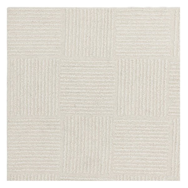 Slonovinový ručne tkaný vlnený koberec 120x170 cm Zennith Grid – Asiatic Carpets