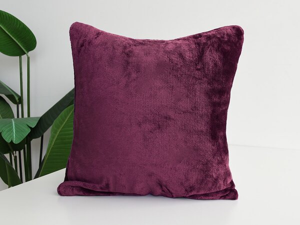 XPOSE® Mikroplyšová obliečka na vankúš - čučoriedková 50x50 cm
