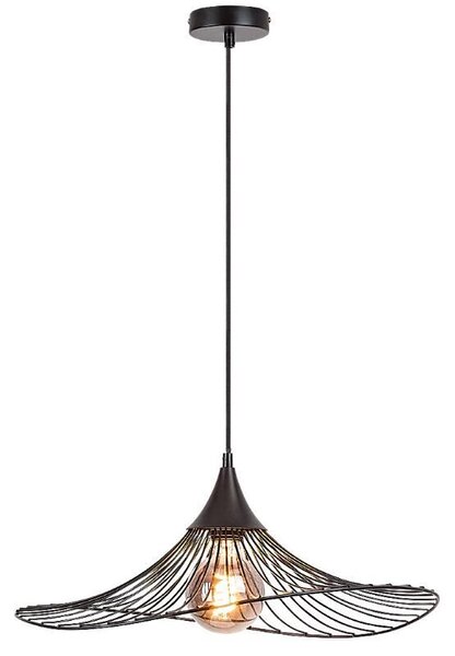 RABALUX 72004 Sombero závesné svietidlo 1xE27 D500mm matná čierna