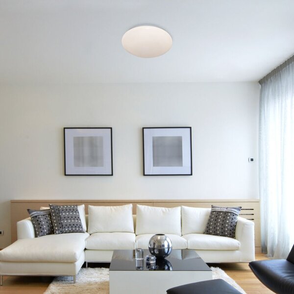 RABALUX 71132 Lucas stropné svietidlo so senzorom LED D265mm 12W/830lm 4000K IP44 biela