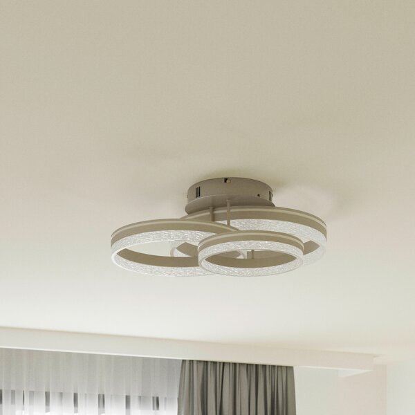 STROPNÉ LED SVIETIDLO, 72/63/22 cm Novel - Interiérové svietidlá