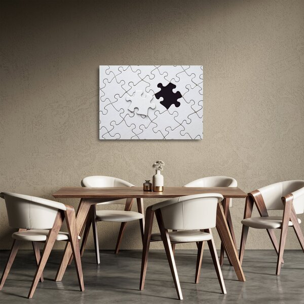 Sklenený obraz puzzle (70x50 cm)