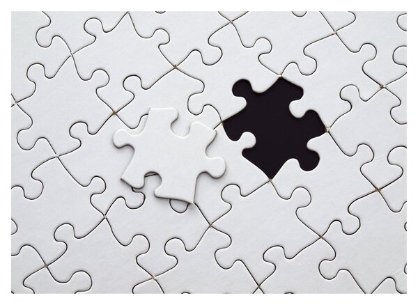 Sklenený obraz puzzle (70x50 cm)