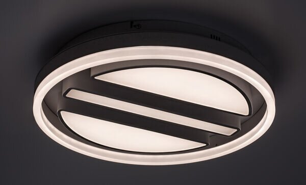 RABALUX 71112 Gremin stropné svietidlo LED D400mm 55W/2750lm 3000+6000K biela, diaľkový ovládač