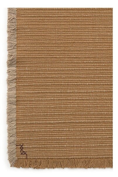 Okrovožltý ručne tkaný bavlnený koberec 140x200 cm Handloom – Lorena Canals