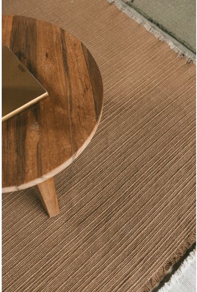 Okrovožltý ručne tkaný bavlnený koberec 140x200 cm Handloom – Lorena Canals