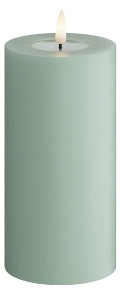 LED sviečka Salvie Green 15 cm