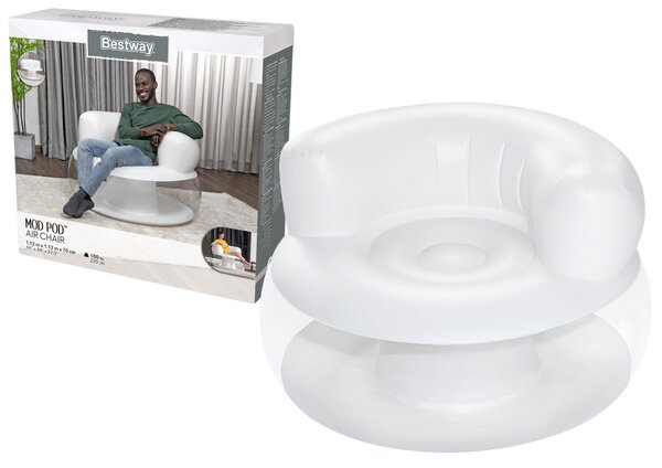 Bestway Nafukovacie kreslo, biela - Bestway 75138