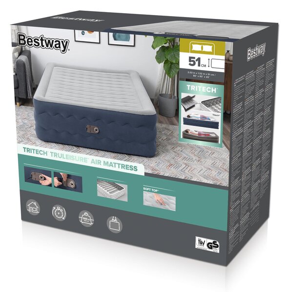 Bestway Nafukovací matrac 203 x 152 x 51 cm - Bestway 6716P