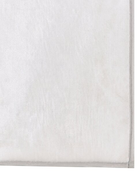 Koberec svetlobéžová látka 140 x 200 cm vzor listov protišmyková spodná strana pre podlahové kúrenie moderný štýl obývačka spálňa