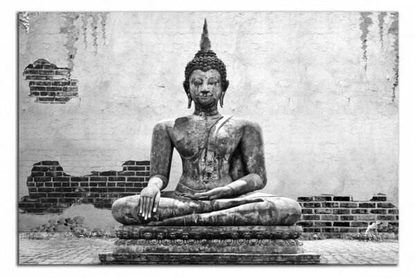 Moderný obraz Sediaci Budha