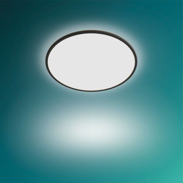 Philips 8719514327160 Super Slim CL550 stropné svietidlo LED D550mm 36W/3200lm 2700K čierna SceneSwitch
