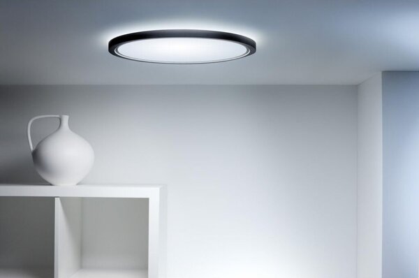 Philips Wiz Colors 8720169072633 SuperSlim stropné svietidlo LED D423mm 22W/2600lm 2700-6500K+RGB čierna