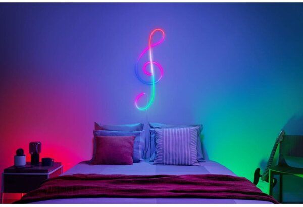 Philips Wiz Colors 8720169072510 neon flex strip LED pás 3000mm LED 24W/150lm 2700-5000K+RGB biela Type-C