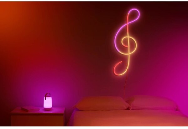 Philips Wiz Colors 8720169072510 neon flex strip LED pás 3000mm LED 24W/150lm 2700-5000K+RGB biela Type-C