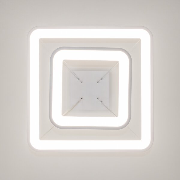 Brilagi - LED stmievateľný luster na lanku FALCON SLIM LED/78W/230V 50x50 cm biela + diaľkový ovládač