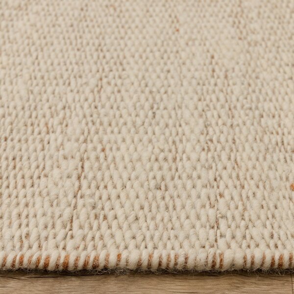 Krémový/terakotový ručne tkaný vlnený koberec 120x170 cm Lima Rust – Asiatic Carpets