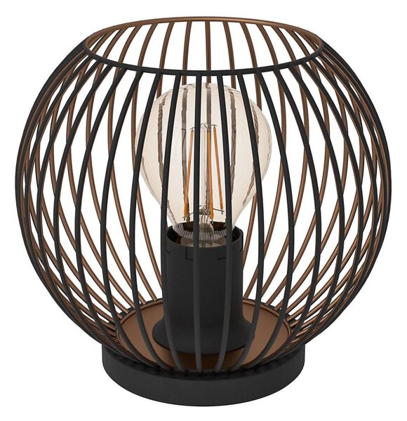 Eglo 901872 - Stolová lampa ALMANZORA 1xE27/60W/230V čierna