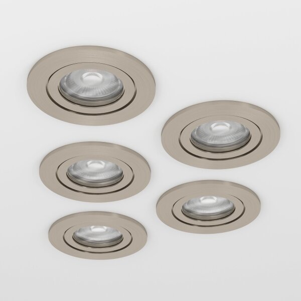 Eglo 902269 -SADA 5 ks LED bodové svietidlo do podhľadu BARRANCO LED/4,8W/230V chróm