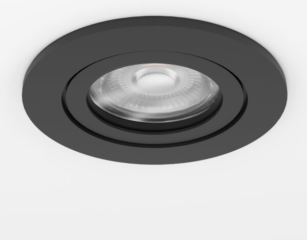 Eglo 902256 - LED zapustené bodové svietidlo BARRANCO 1xGU10/4,5W/230V čierna