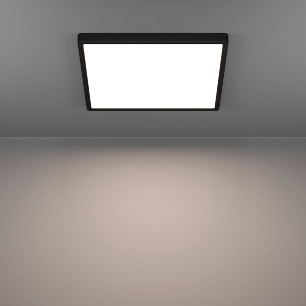 Eglo 901305-LED Stropné svietidlo FUEVA LED/17,5W/230V 2700/4000/6500K 39x39cm čierna