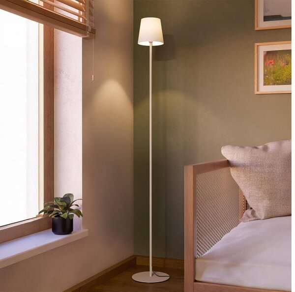 Eglo 901112 - Stojacia lampa FIORANA 1xE14/7,5W/230V krémová/biela