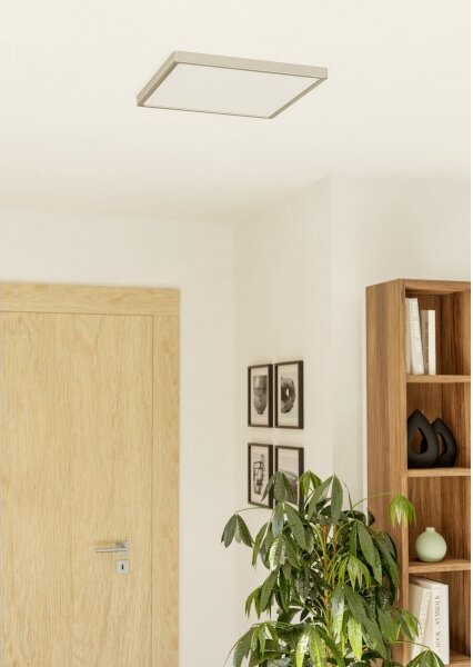 Eglo 901323 - LED stropné svietidlo FUEVA LED/17,5W/230V 2700/4000/6500K 39x39 cm chróm
