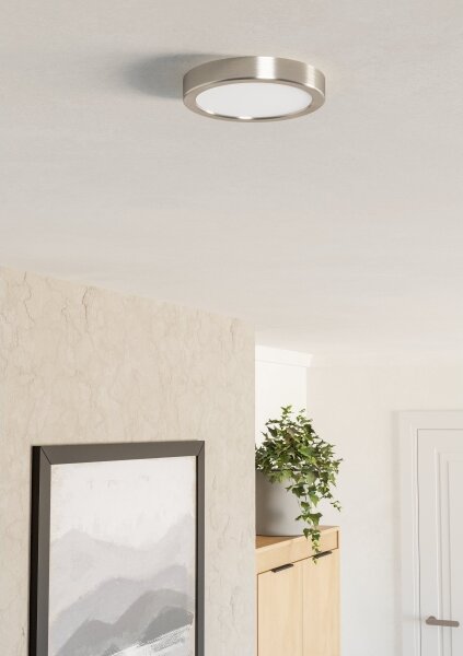 Eglo 901315-LED Stropné svietidlo FUEVA LED/7,5W/230V 2700/4000/6500K priemer 16,6 cm chróm