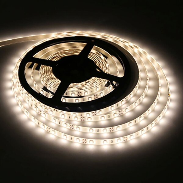SOLIGHT LED svetelný pás, 5m, sada s adaptérom, 4,8W/m, IP20, neutrálna biela