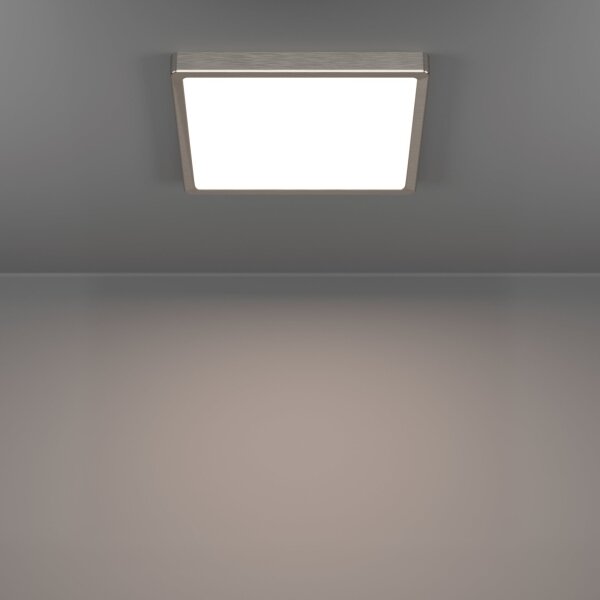 Eglo 901322 - LED stropné svietidlo FUEVA LED/13W/230V 2700/4000/6500K 29x29 cm chróm