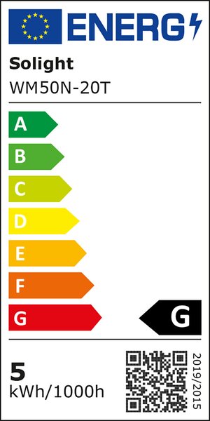 SOLIGHT LED svetelný pás, 5m, sada s adaptérom, 4,8W/m, IP20, neutrálna biela