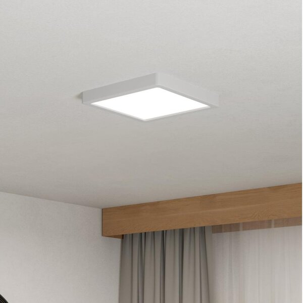 Eglo 901312-LED Stropné svietidlo FUEVA LED/10,5W/230V 2700/4000/6500K 22x22 cm biele