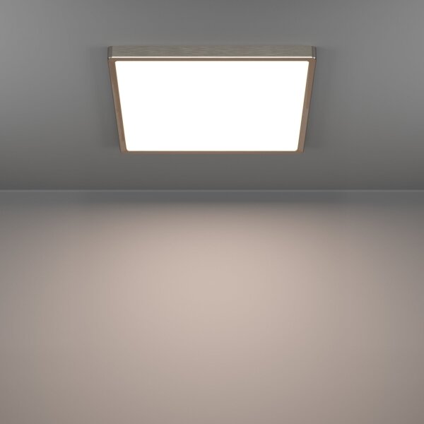Eglo 901323 - LED stropné svietidlo FUEVA LED/17,5W/230V 2700/4000/6500K 39x39 cm chróm