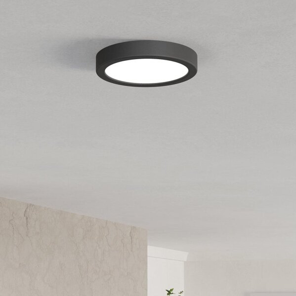 Eglo 901297-LED Stropné svietidlo FUEVA LED/7,5W/230V 2700/4000/6500K pr. 16,6 cm čierne
